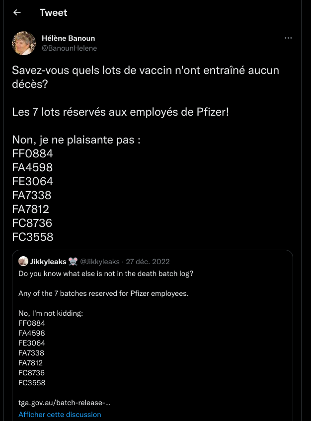 Les lots pas mortels